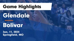 Glendale  vs Bolivar  Game Highlights - Jan. 11, 2024