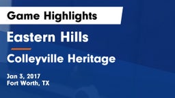 Eastern Hills  vs Colleyville Heritage  Game Highlights - Jan 3, 2017