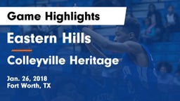 Eastern Hills  vs Colleyville Heritage  Game Highlights - Jan. 26, 2018