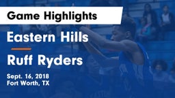 Eastern Hills  vs Ruff Ryders Game Highlights - Sept. 16, 2018