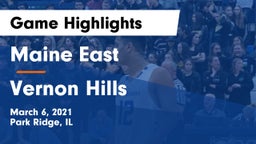 Maine East  vs Vernon Hills Game Highlights - March 6, 2021