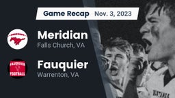 Recap: Meridian  vs. Fauquier  2023