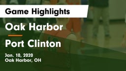 Oak Harbor  vs Port Clinton  Game Highlights - Jan. 10, 2020