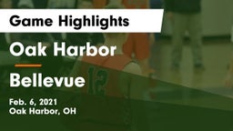 Oak Harbor  vs Bellevue  Game Highlights - Feb. 6, 2021