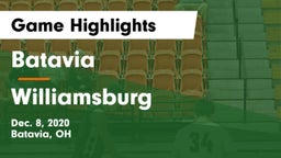 Batavia  vs Williamsburg  Game Highlights - Dec. 8, 2020