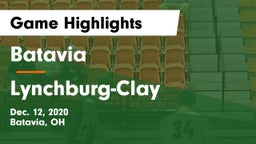 Batavia  vs Lynchburg-Clay  Game Highlights - Dec. 12, 2020