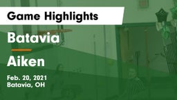 Batavia  vs Aiken  Game Highlights - Feb. 20, 2021