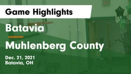 Batavia  vs Muhlenberg County  Game Highlights - Dec. 21, 2021