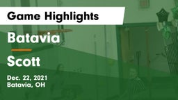 Batavia  vs Scott  Game Highlights - Dec. 22, 2021