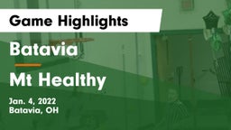 Batavia  vs Mt Healthy Game Highlights - Jan. 4, 2022