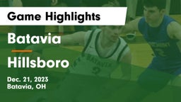 Batavia  vs Hillsboro Game Highlights - Dec. 21, 2023