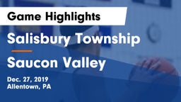 Salisbury Township  vs Saucon Valley  Game Highlights - Dec. 27, 2019