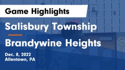 Salisbury Township  vs Brandywine Heights  Game Highlights - Dec. 8, 2022