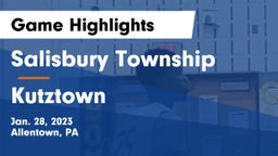 Salisbury Township  vs Kutztown  Game Highlights - Jan. 28, 2023