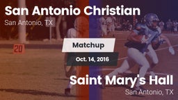 Matchup: SACS vs. Saint Mary's Hall  2016