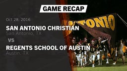 Recap: San Antonio Christian  vs. Regents School of Austin 2016