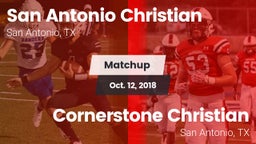 Matchup: SACS vs. Cornerstone Christian  2018