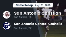 Recap: San Antonio Christian  vs. San Antonio Central Catholic  2018
