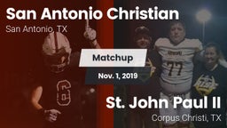 Matchup: SACS vs. St. John Paul II  2019