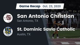 Recap: San Antonio Christian  vs. St. Dominic Savio Catholic  2020
