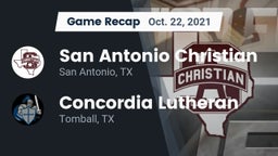 Recap: San Antonio Christian  vs. Concordia Lutheran  2021