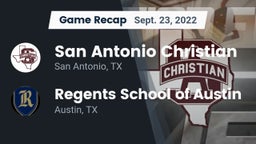 Recap: San Antonio Christian  vs. Regents School of Austin 2022