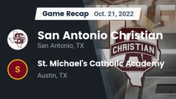 Recap: San Antonio Christian  vs. St. Michael's Catholic Academy 2022