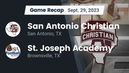 Recap: San Antonio Christian  vs. St. Joseph Academy  2023