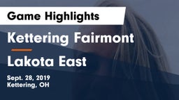 Kettering Fairmont vs Lakota East  Game Highlights - Sept. 28, 2019