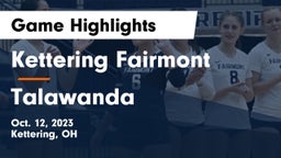 Kettering Fairmont vs Talawanda  Game Highlights - Oct. 12, 2023