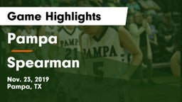 Pampa  vs Spearman  Game Highlights - Nov. 23, 2019