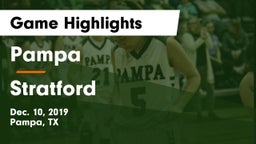 Pampa  vs Stratford  Game Highlights - Dec. 10, 2019