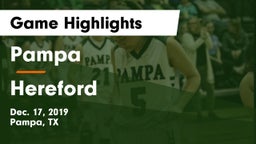 Pampa  vs Hereford  Game Highlights - Dec. 17, 2019