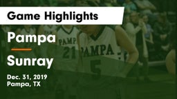 Pampa  vs Sunray Game Highlights - Dec. 31, 2019
