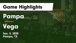 Pampa  vs Vega  Game Highlights - Jan. 3, 2020