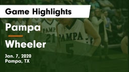 Pampa  vs Wheeler  Game Highlights - Jan. 7, 2020