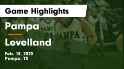 Pampa  vs Levelland  Game Highlights - Feb. 18, 2020