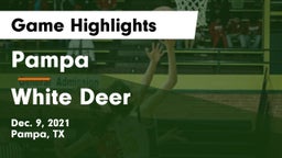 Pampa  vs White Deer  Game Highlights - Dec. 9, 2021