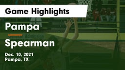 Pampa  vs Spearman  Game Highlights - Dec. 10, 2021
