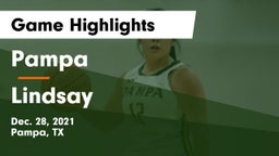 Pampa  vs Lindsay  Game Highlights - Dec. 28, 2021