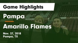 Pampa  vs Amarillo Flames Game Highlights - Nov. 27, 2018