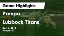 Pampa  vs Lubbock Titans Game Highlights - Dec. 6, 2018