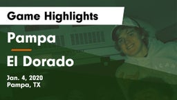 Pampa  vs El Dorado  Game Highlights - Jan. 4, 2020