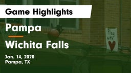 Pampa  vs Wichita Falls  Game Highlights - Jan. 14, 2020
