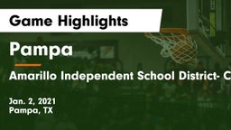 Pampa  vs Amarillo Independent School District- Caprock  Game Highlights - Jan. 2, 2021