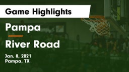 Pampa  vs River Road  Game Highlights - Jan. 8, 2021