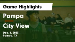 Pampa  vs City View  Game Highlights - Dec. 8, 2023