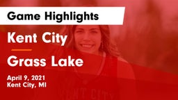 Kent City  vs Grass Lake  Game Highlights - April 9, 2021