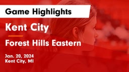 Kent City  vs Forest Hills Eastern  Game Highlights - Jan. 20, 2024