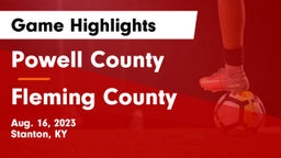 Powell County  vs Fleming County  Game Highlights - Aug. 16, 2023